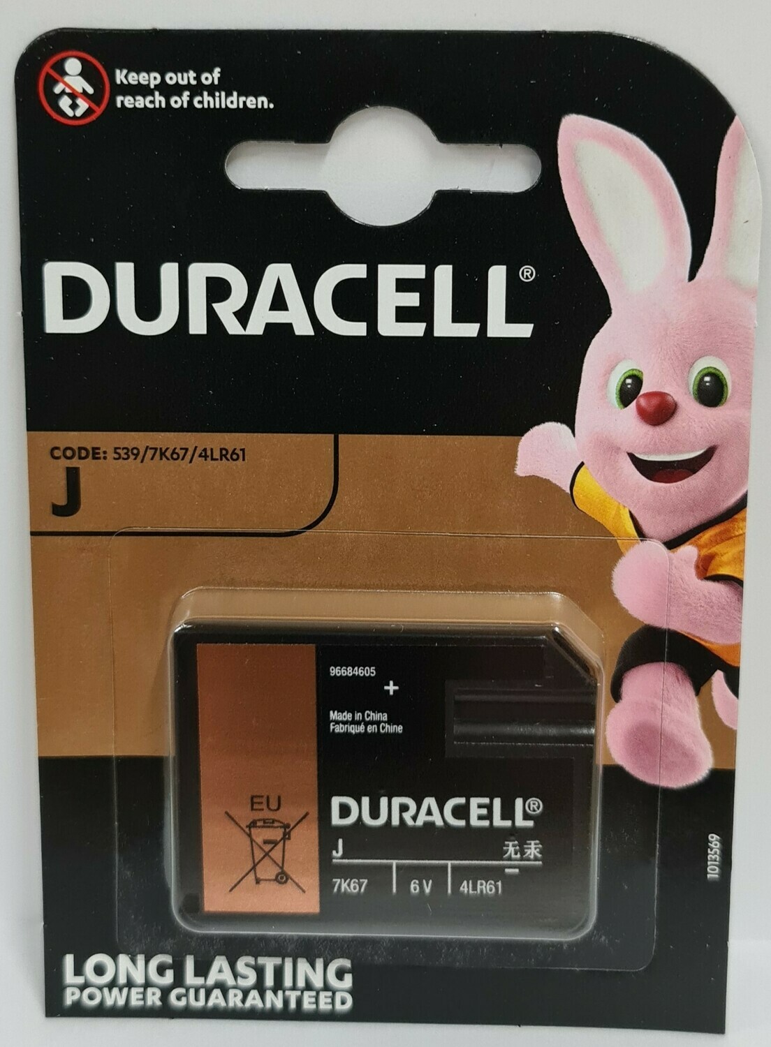 Duracell ​J 6V Alkaline / 7K67