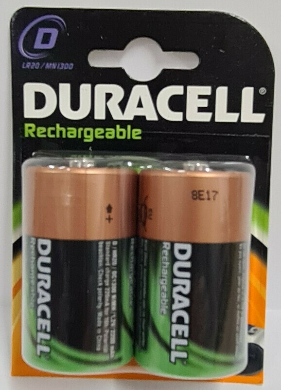 Duracell D Rechargeable NiMH / HR20 Duracell D Rechargeable NiMH / HR20