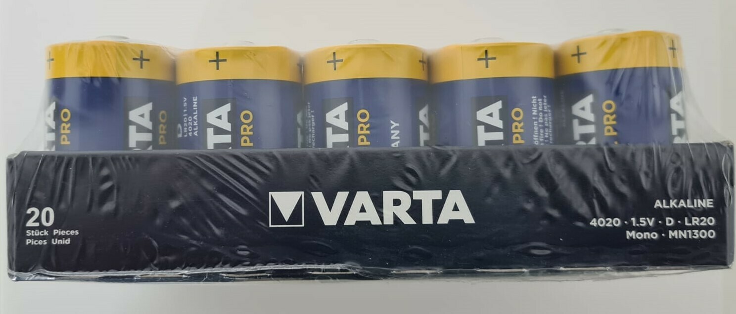 ​Varta  Industrial  1.5V  Pro 4020   D