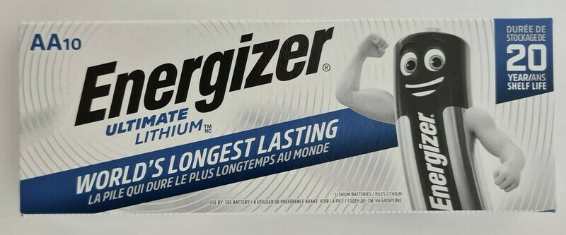Energizer Ultimate Lithium 1.5V/ AA L91 Energizer Ultimate Lithium 1.5V/ AA L91