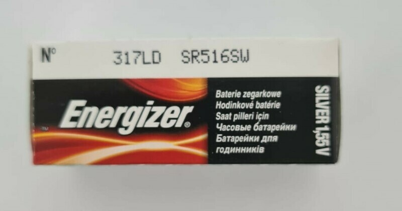 Energizer Silver 1.55V 317LD