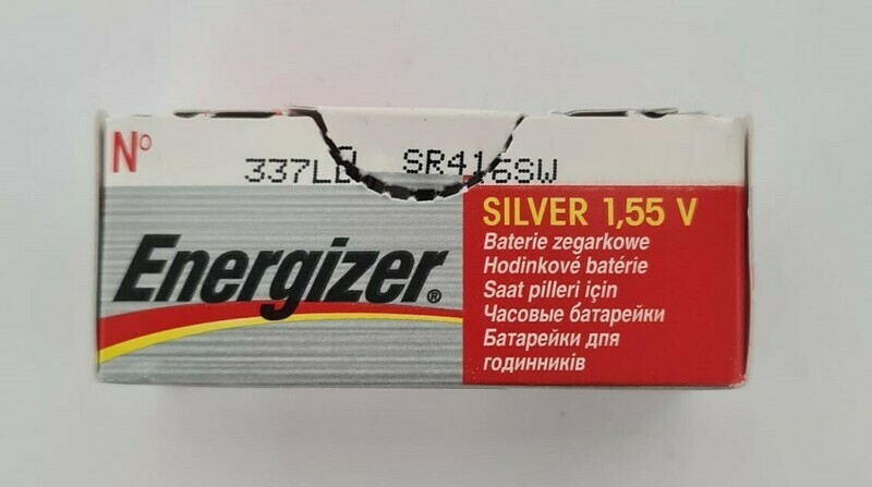 Energizer Silver 1.55V 337LD