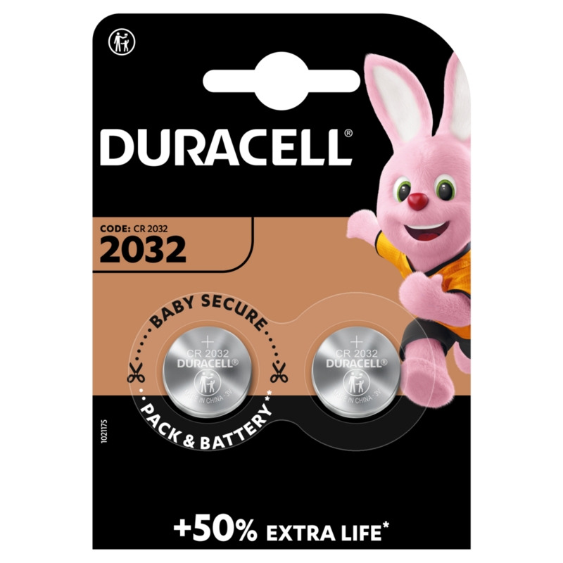 Duracell Lithium CR2032/2