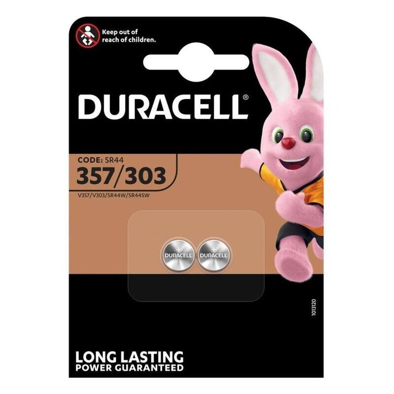 Duracell 357/303 1.5V Silver / V13GS / SR44 Duracell 357/303 1.5V Silver / V13GS / SR44