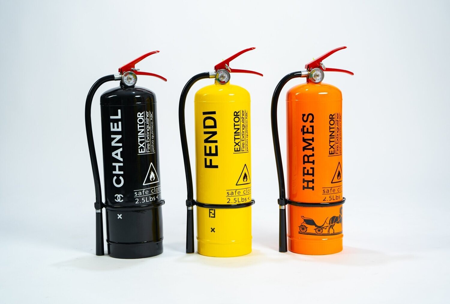Fire Extinguishers made out of resin