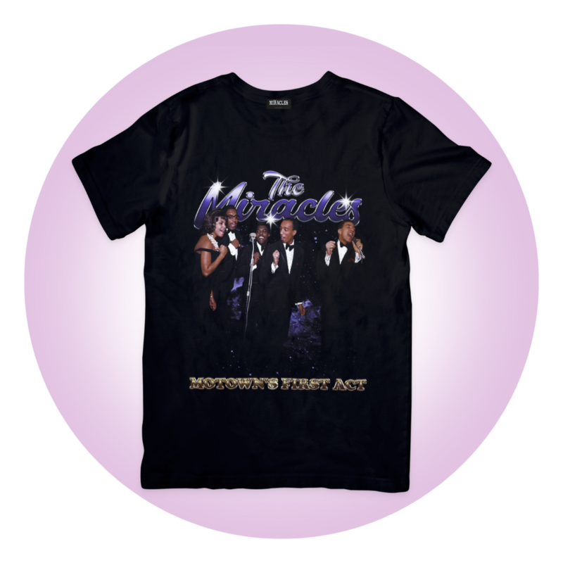 The Miracles- Motown's First Act Tee-Shirt Pre-Order