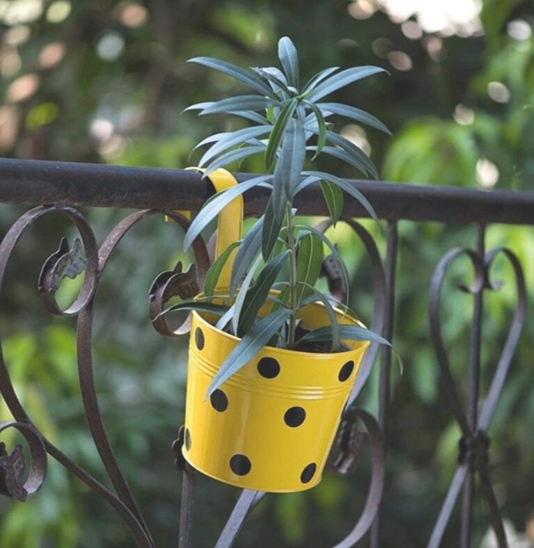 Single Hook Metal Pot - Set of 5
