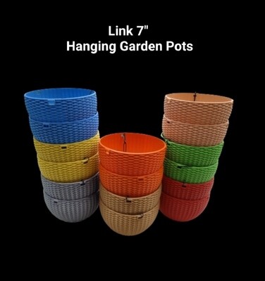 Link 7 Hanging Pot ( Plastic )