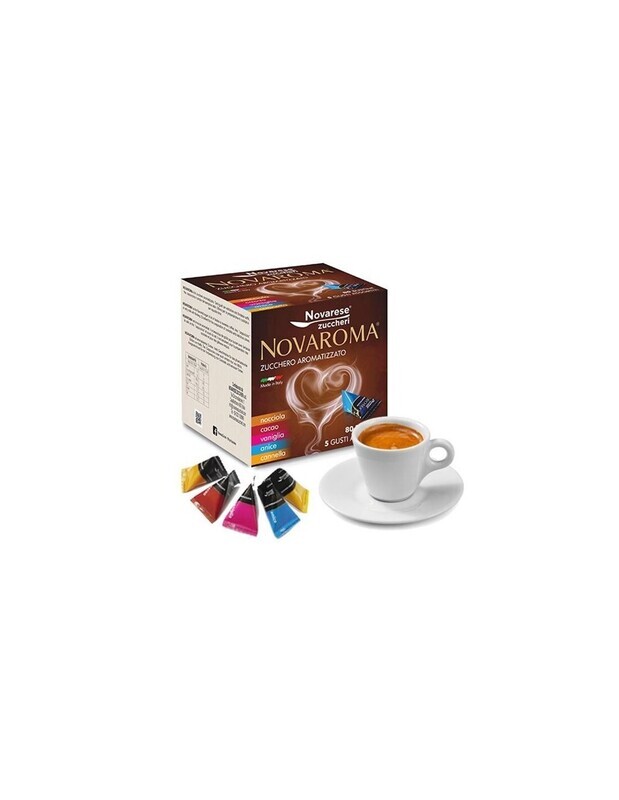 Novaroma Zucchero Aromatizzato 80 Bustine