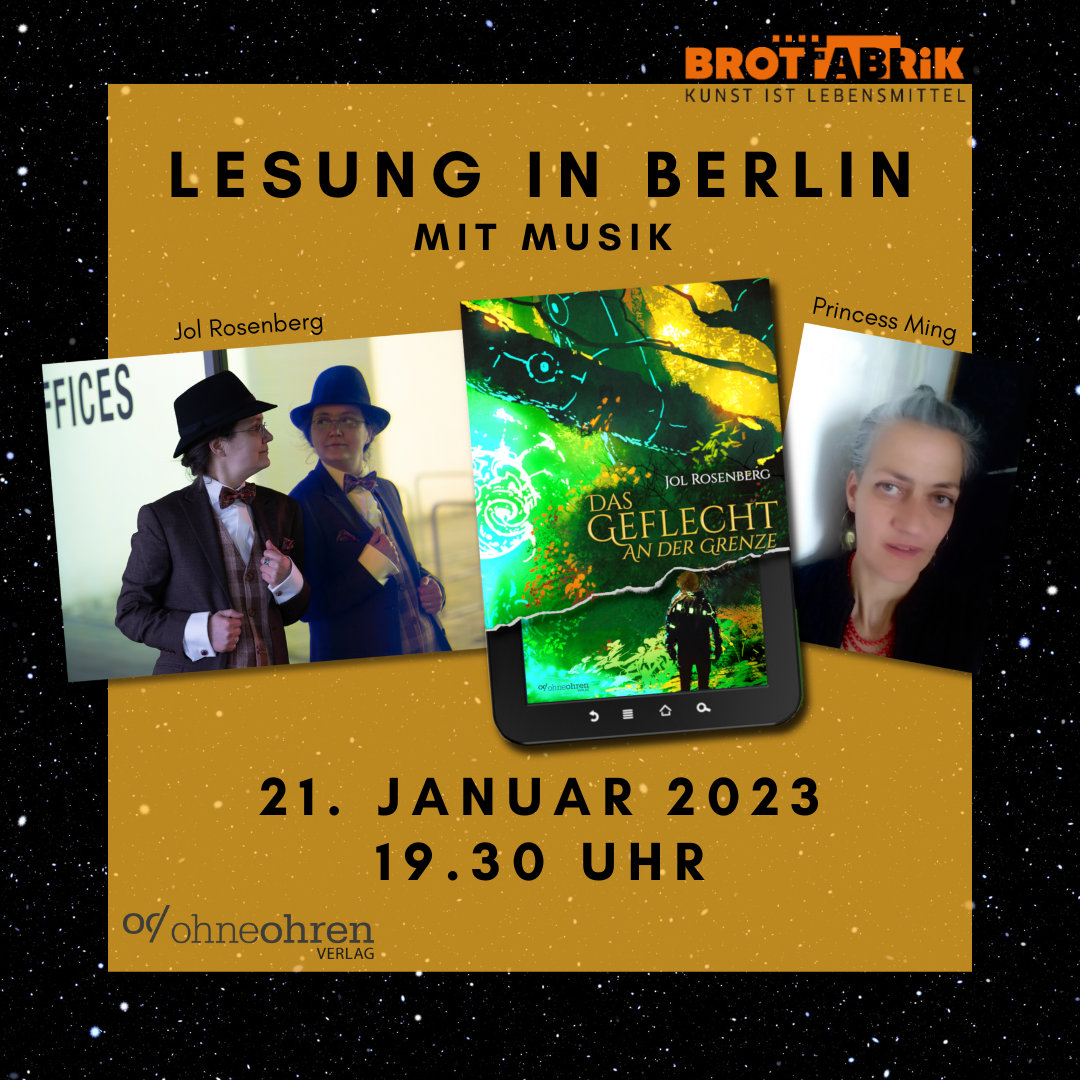 Livestream-Ticket: »Das Geflecht« – Buch­prä­sen­ta­ti­on mit Jol Rosen­berg & Princess Ming (21. Januar)
