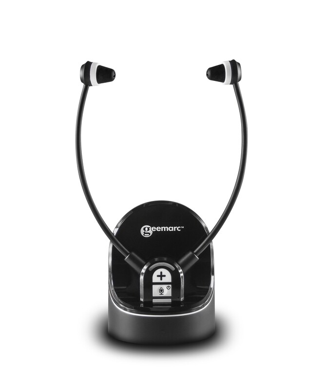 Casque TV sans fil amplifié numérique GEEMARC CL7370 OPTI Casque TV sans fil amplifié numérique GEEMARC CL7370 OPTI vue générale