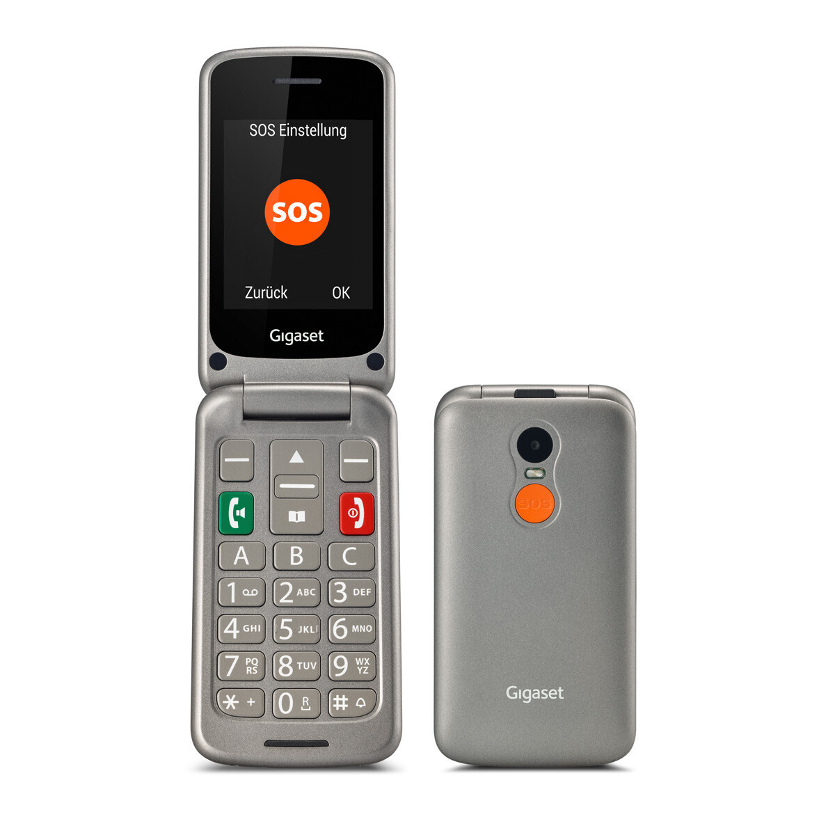 Téléphone mobile GIGASET GL590 vue générale