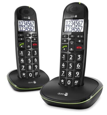 Téléphone sans fil DORO PHONEASY 110 duo noir Téléphone sans fil DORO PHONEASY 110 duo noir