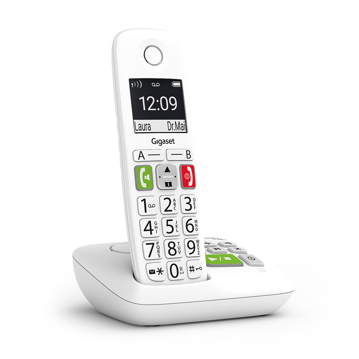 Téléphone sans fil Gigaset E290A (avec répondeur) blanc