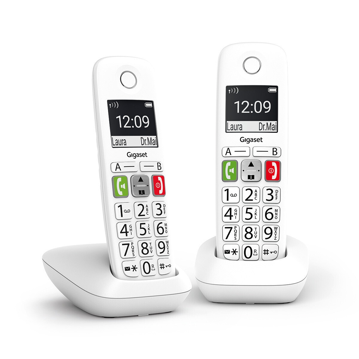Téléphone sans fil Gigaset E290 duo blanc