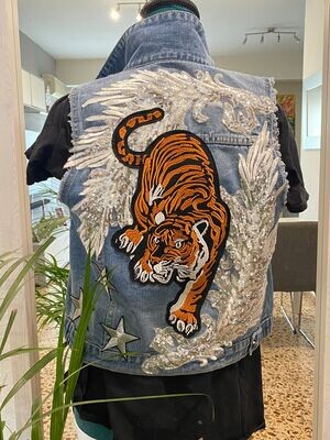 Chalecos de Jeans COLECCION FELINOS