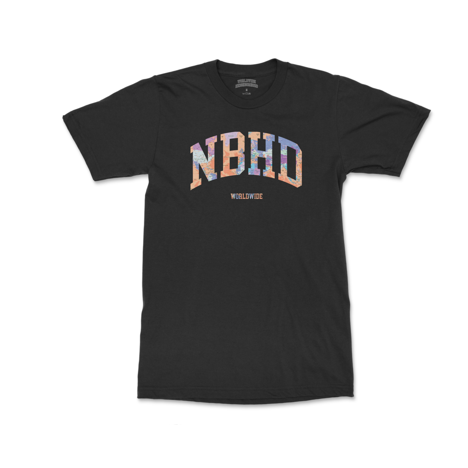 NBHD World Map Tee