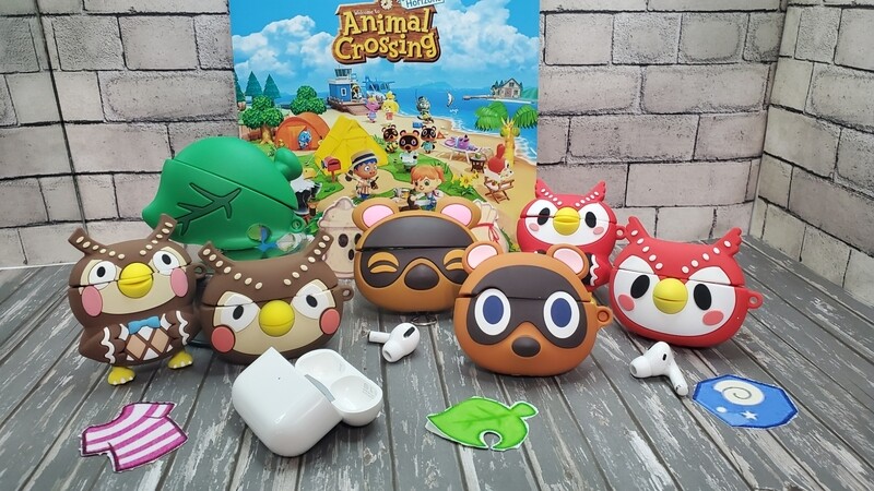3D animal crossing characters Aipods pro qnd Airpods1/2 Case ..ships from Yakima, Washington 