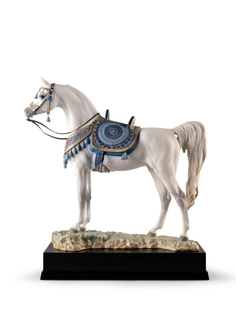 Lladro Arabian Pure Breed Horse Sculpture. Limited Edition
