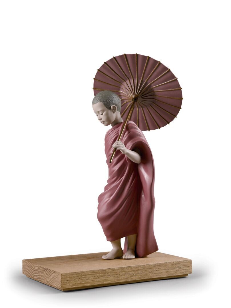 Lladro Sun Path Figurine. Buddha