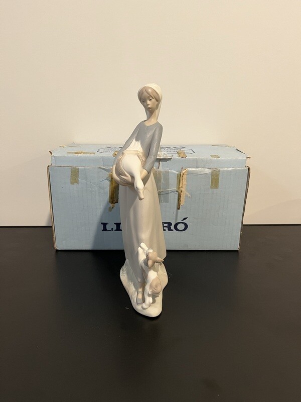 Lladro Girl with Goose