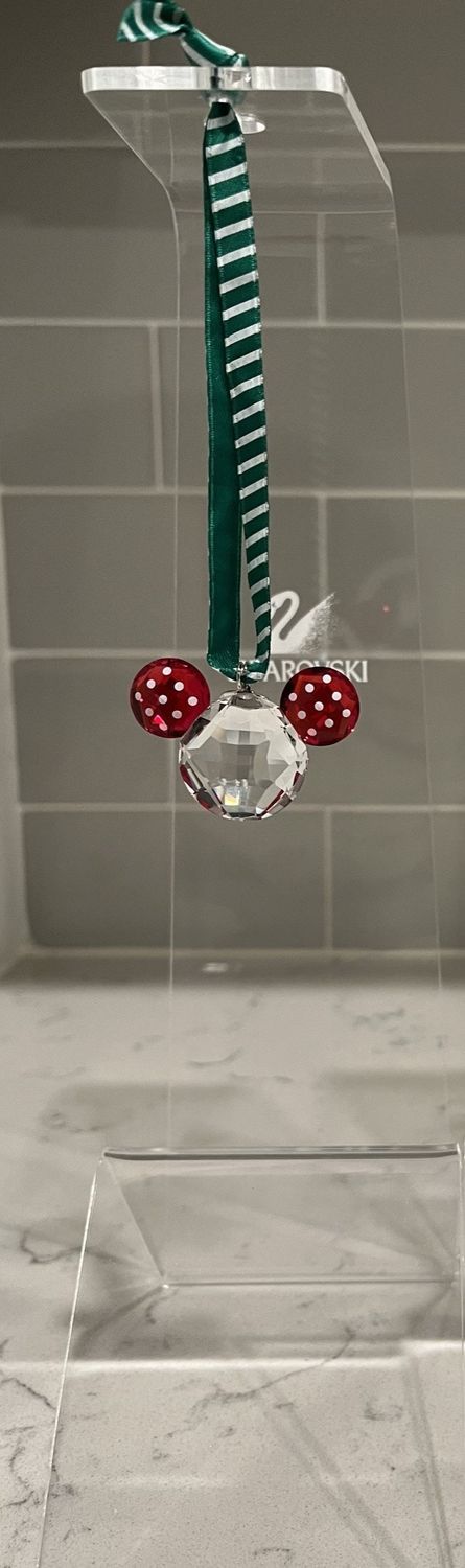 Swarovski Disney Advent Calendar-Minnie Red Ears with Dots Ornament