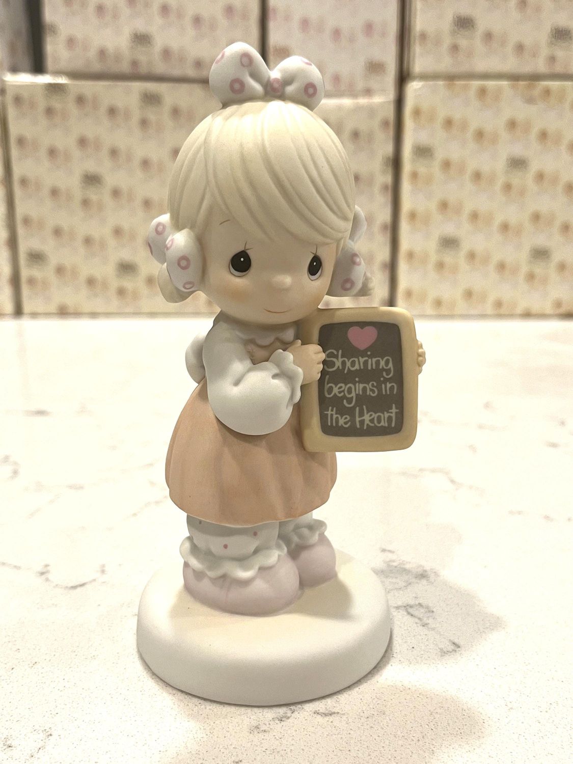 Precious Moments Sharing Begins in the Heart #520861