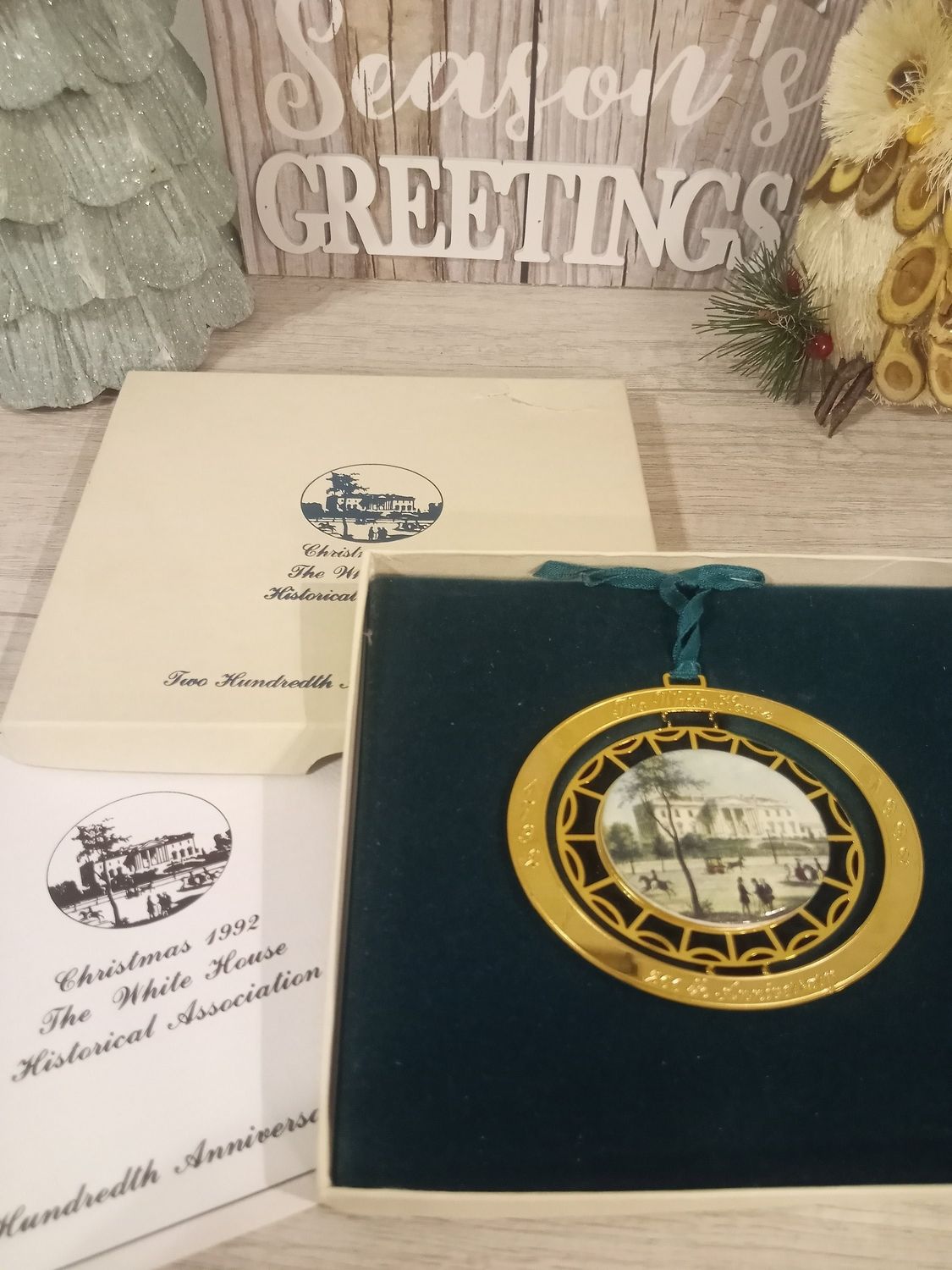 White House 1992 200th Anniversary ornament