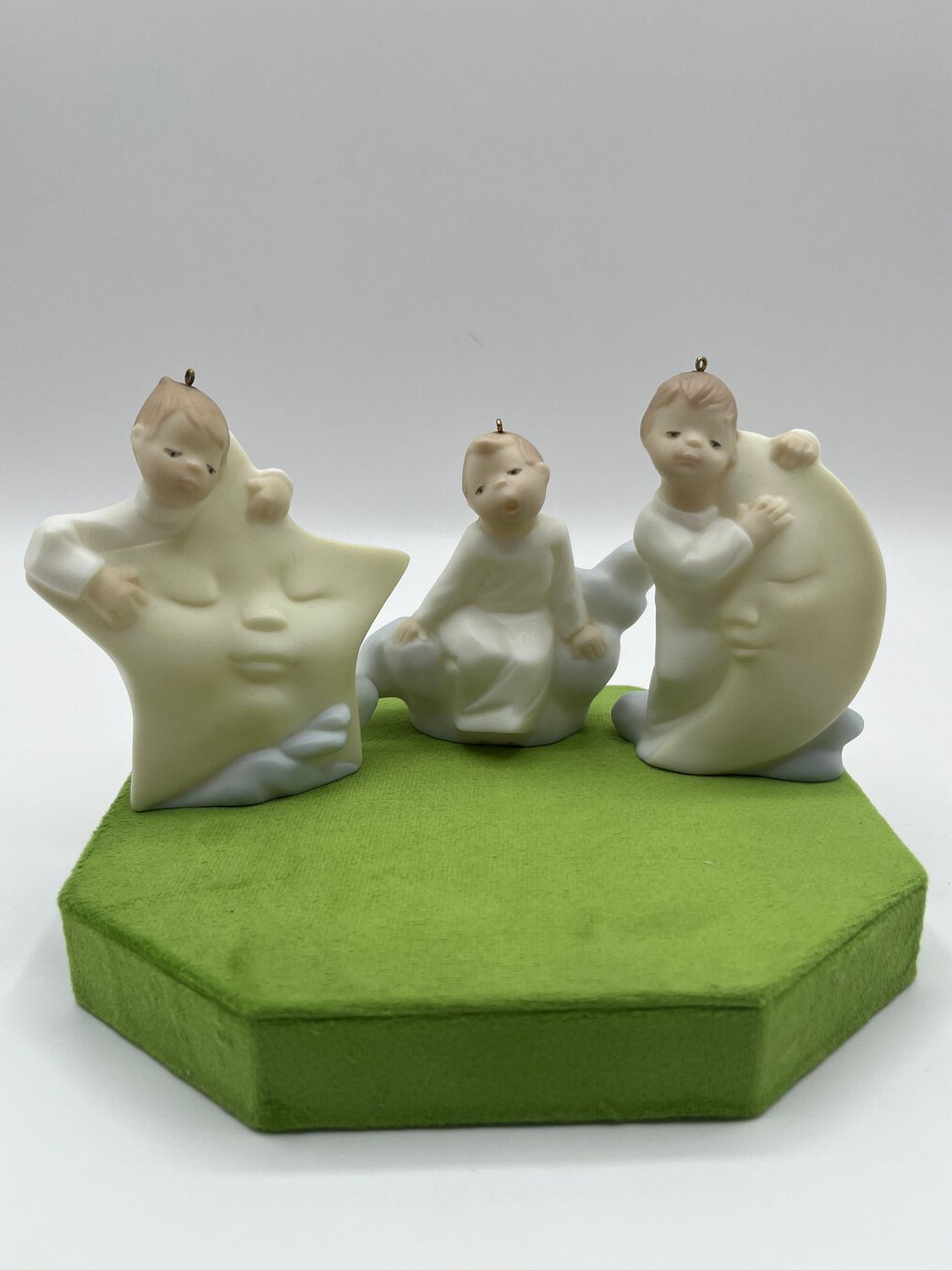 Lladro Golden Memories Baby Ornament Set