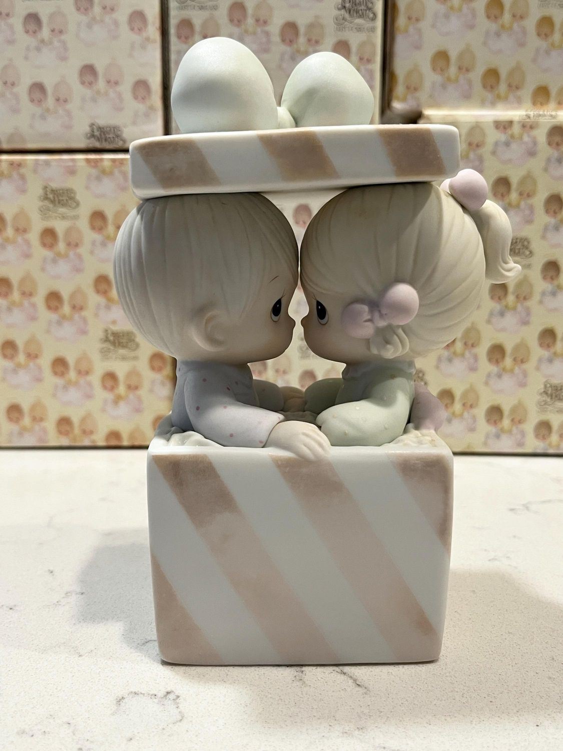 Precious Moments Our First Christmas Together Music Box #101702