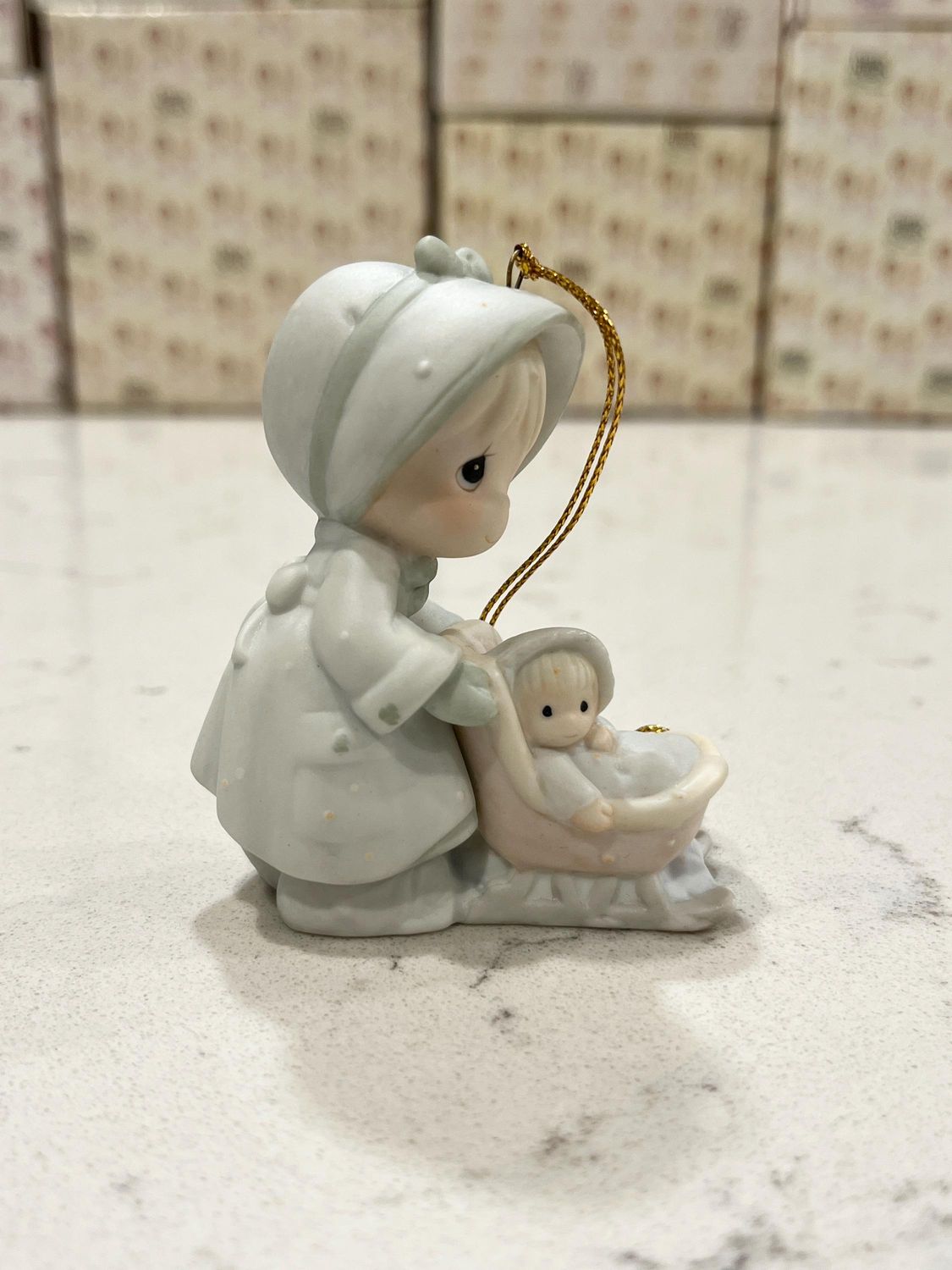 Precious Moments Dashing Through the Snow Ornament 521574