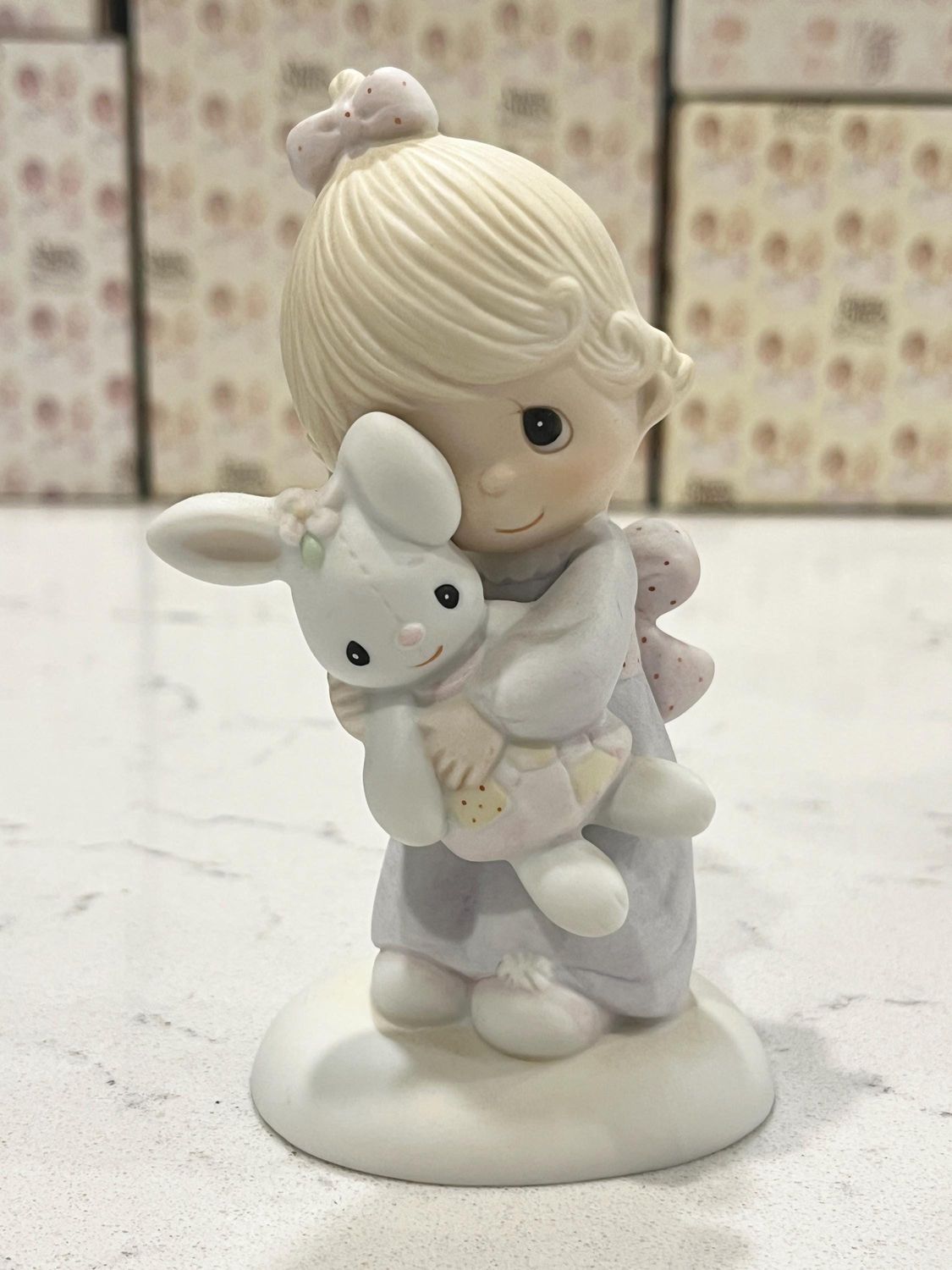 Precious Moments Jesus Loves Me 1977 E1327G Signed by Sam Butcher *Original 21 Figure*