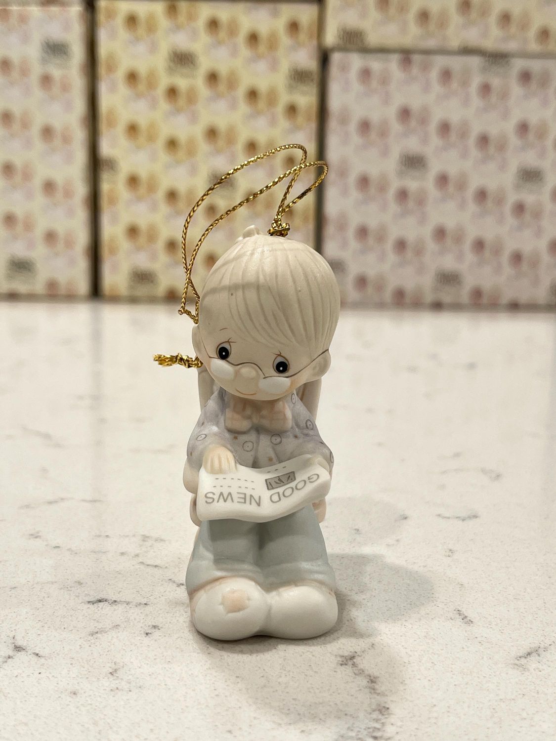 Precious Moments Perfect Grandpa Ornament E0517