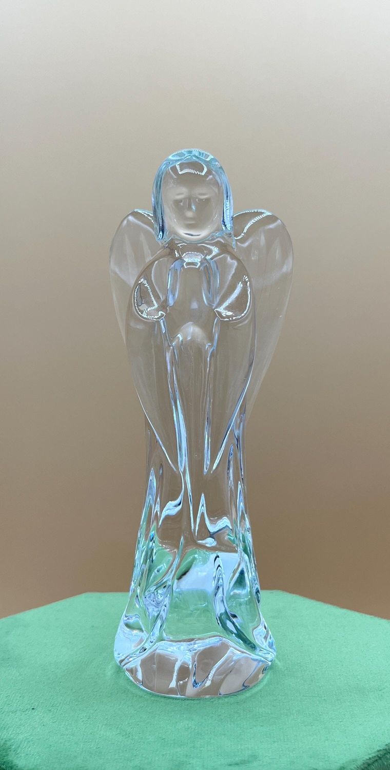 Crystal Praying Nativity Angel 6&quot;