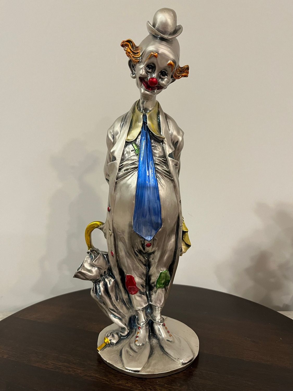 Leonardo Argenti &quot;Sad Face&quot; Silver Clown