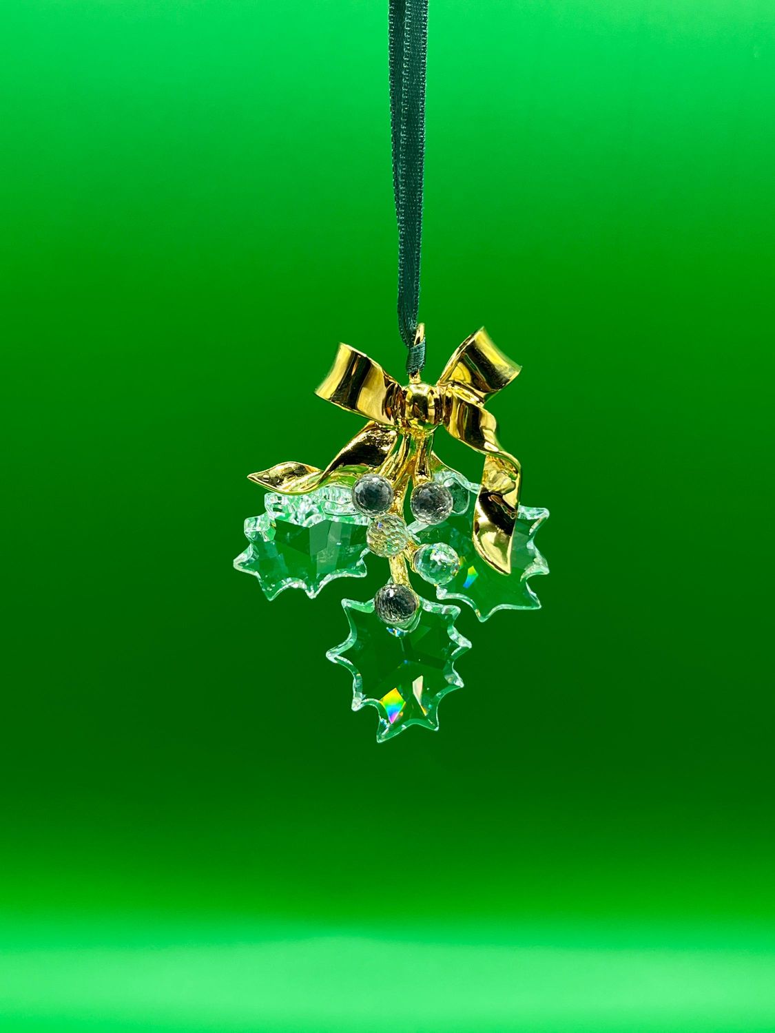 Swarovski Crystal Memories Holly Ornament #203080