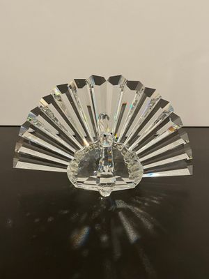 Crystal World Large Peacock Lead Crystal Crystal World Large Peacock Lead Crystal