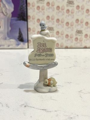 Precious Moments Sugar Town Ice Skating Sign #184020