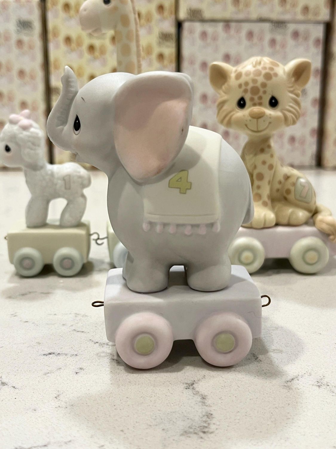 Precious Moments May Your Birthday be Gigantic Birthday Club Train 4 Years Old #15970