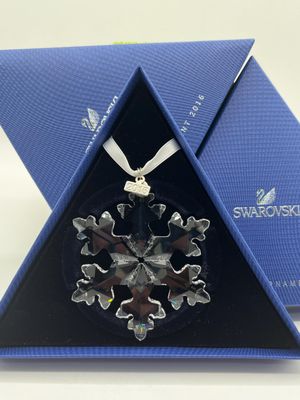 Swarovski 2016 Christmas Clear Ornament #5180210