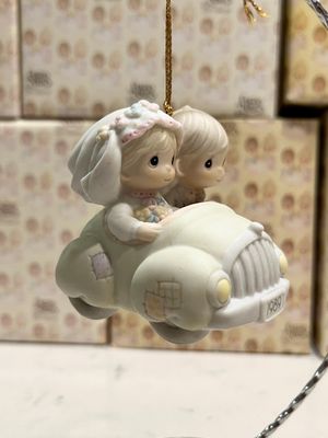 Precious Moments 1989 Our First Christmas Together Ornament #521558 Precious Moments 1989 Our First Christmas Together Ornament #521558