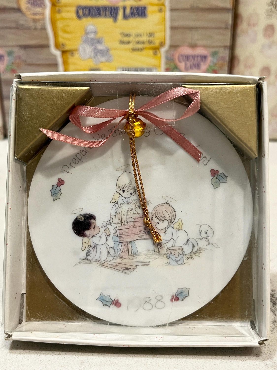 Precious Moments 1988 Prepare Ye the Way of the Lord Ornament #212105