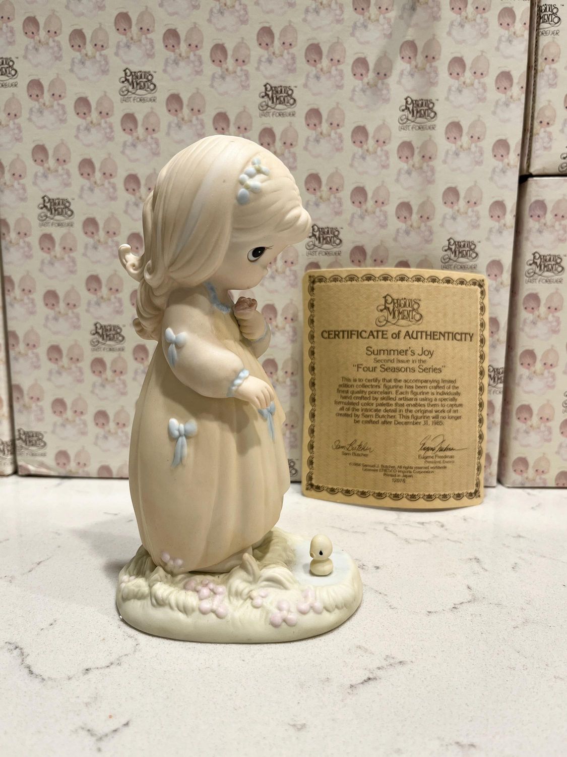 Precious Moments Summer's Joy Season Limited Series #12076 Precious Moments Summer's Joy Season Limited Series #12076