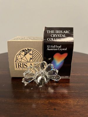 Iris Arc Mini Peacock Lead Crystal