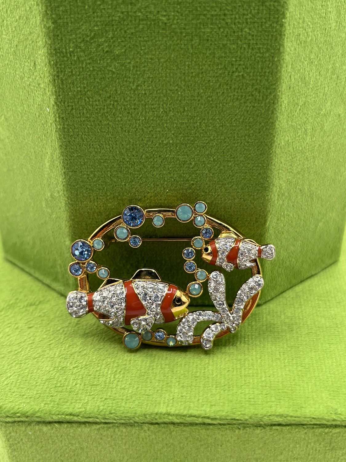 Swarovski Harmony Clown Fish Brooch Swarovski Harmony Clown Fish Brooch