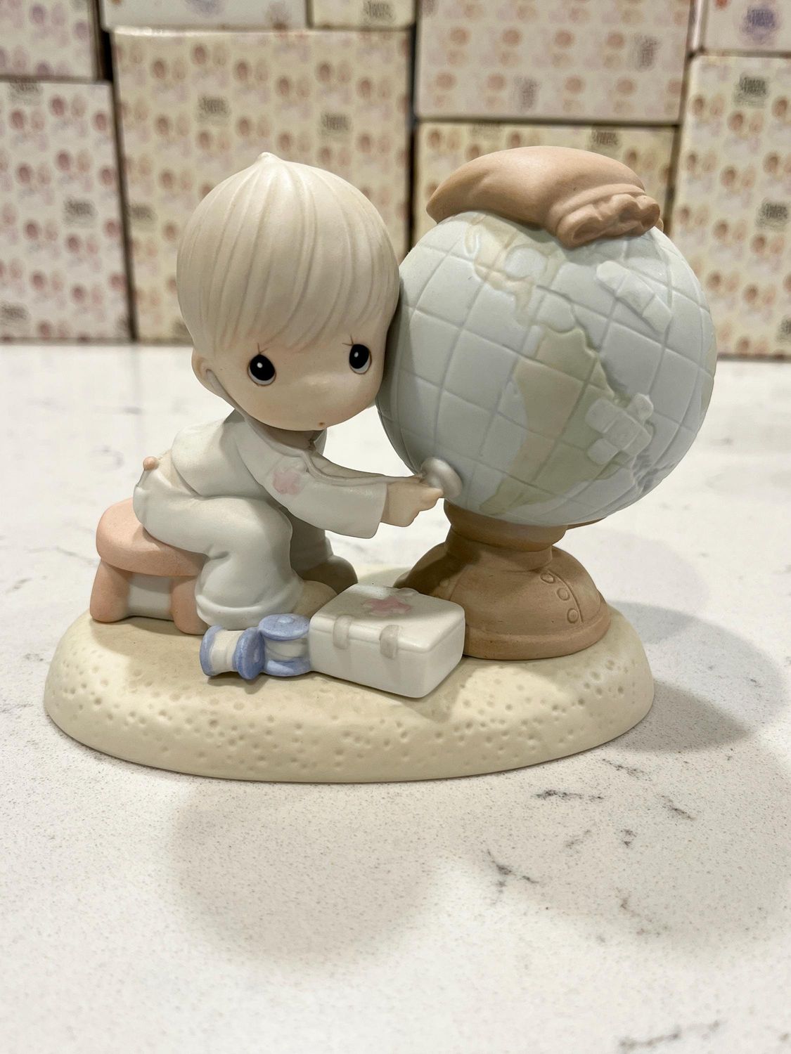 Precious Moments Jesus is the Answer E1381R St. Jude&#39;s Childrens Hospital Figure