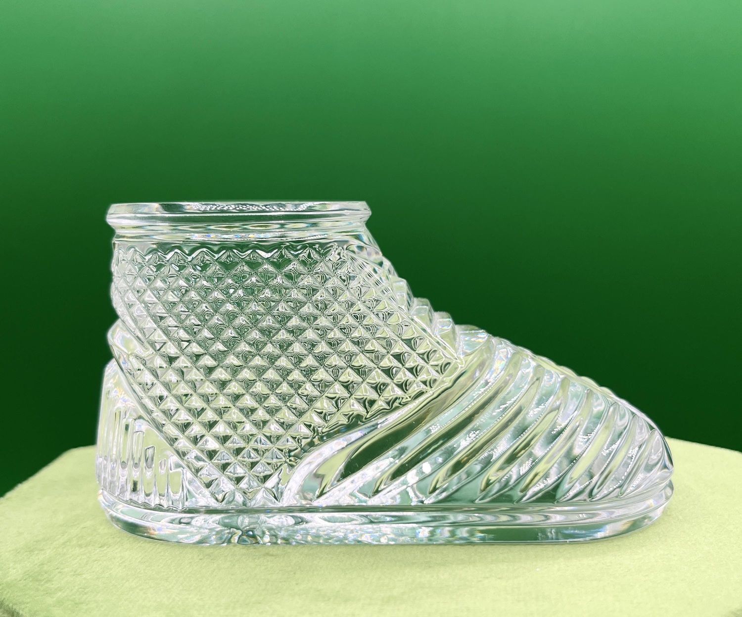 Waterford Crystal 4&quot; Baby Shoe Paperweight