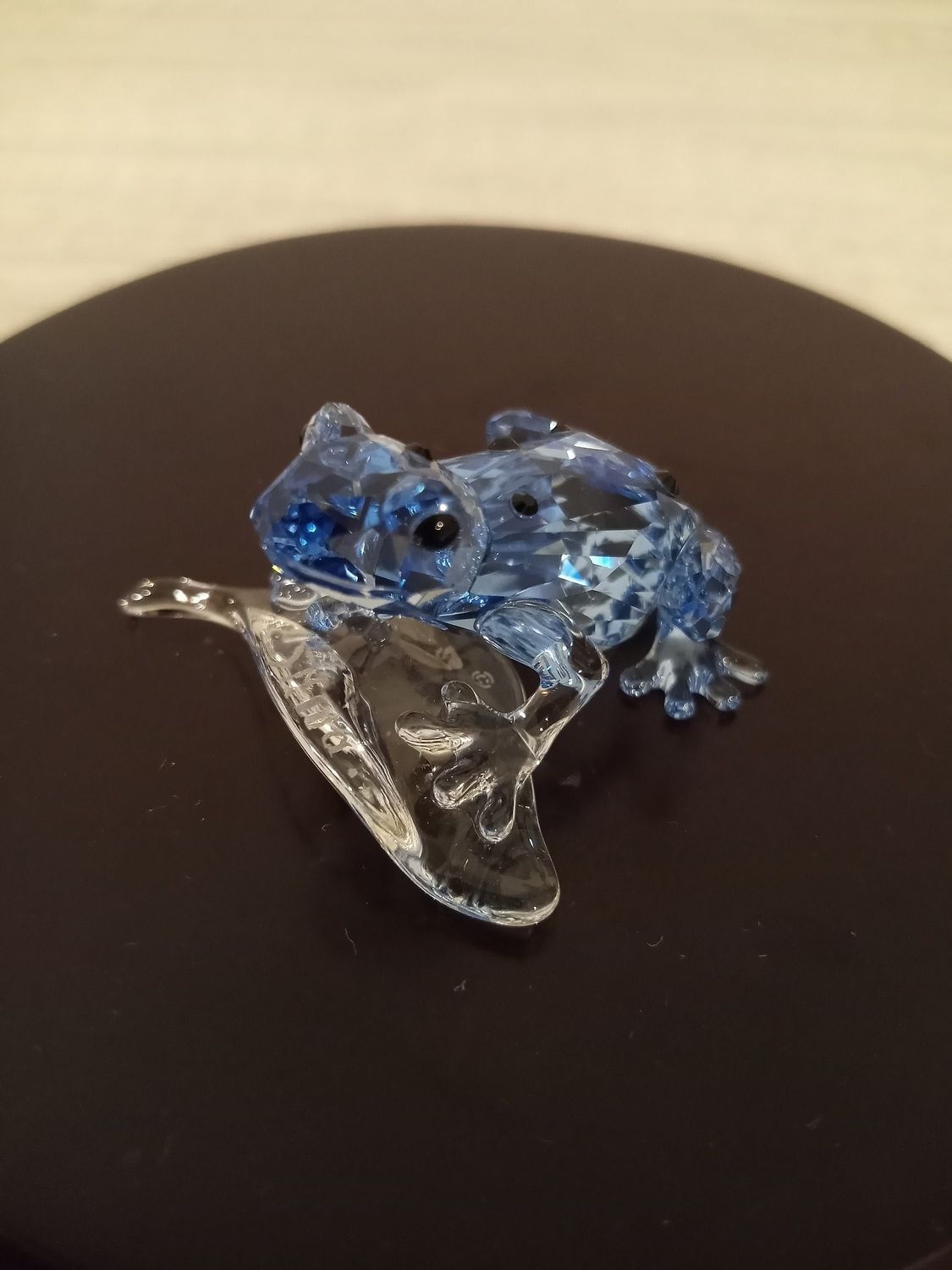 Swarovski Blue Dart Frog #955439 (artist signed)