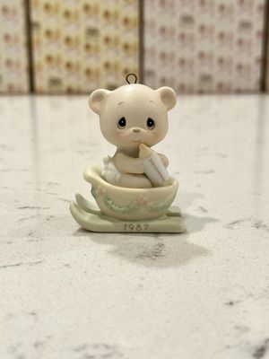 Precious Moments Bear the Good News of Christmas Ornament 104515