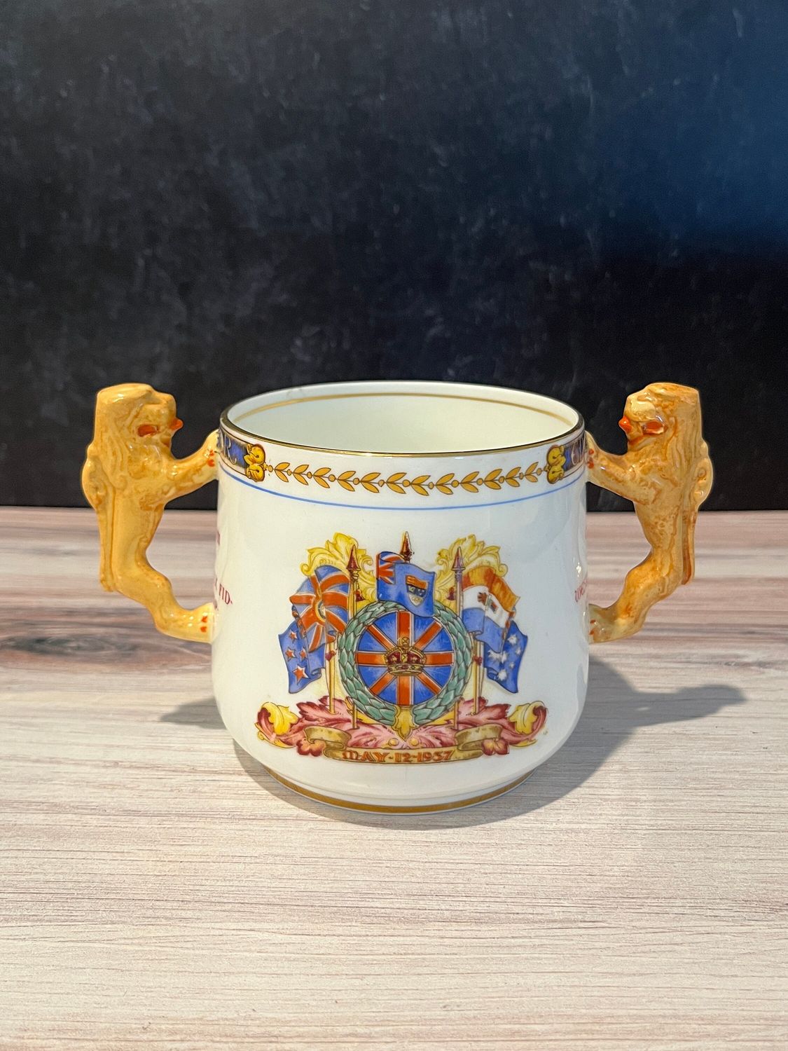 Paragon Royal Loving Cup with Double Lion Handles King Edward VIII Paragon Royal Loving Cup with Double Lion Handles King Edward VIII